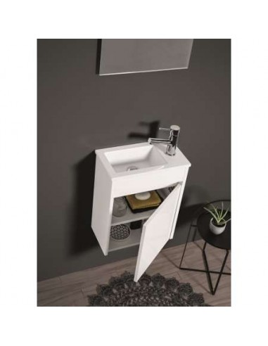 MUEBLE 43X23X52 MINI BLANCO + LAVABO