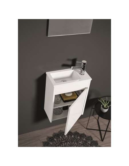 MUEBLE 43X23X52 MINI BLANCO + LAVABO
