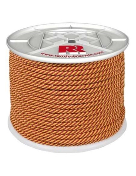 ROLLO 15ML CUERDA TRENZADA  6MM *ROMBULL