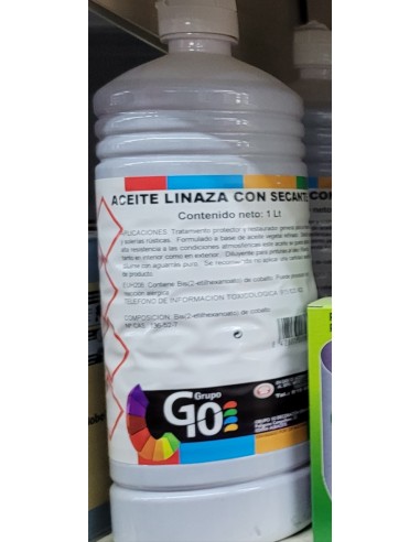 BOTELLA 1LT ACEITE LINAZA C/SECANTE