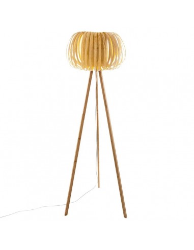 LAMPARA PIE TRIPO BAMBOO 55X55X150