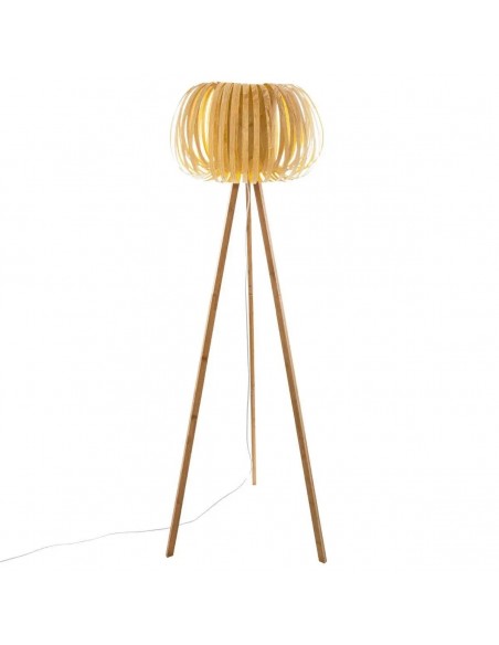 LAMPARA PIE TRIPO BAMBOO 55X55X150