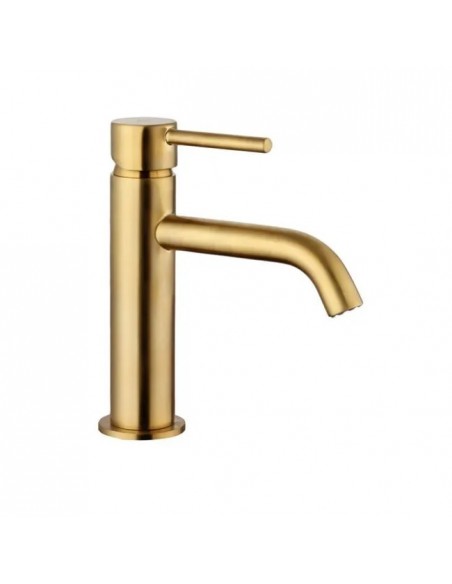 MONOMANDO LAVABO ORO CEPILLADO PVD *GME