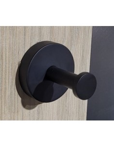 PERCHA ODEON NEGRO MATE