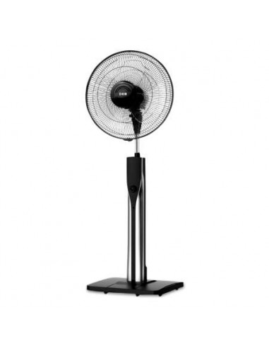 VENTILADOR DE PIE 60W NEGRO 40CM