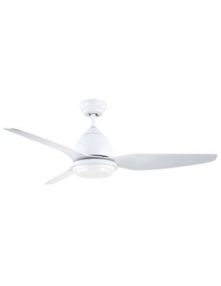 VENTILADOR DE TECHO CON LUZ LED LIMBO BLANCO