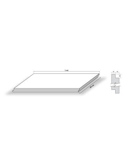 PLACA ESCAYOLA LISA 1000X600 CONTRAMOLDE