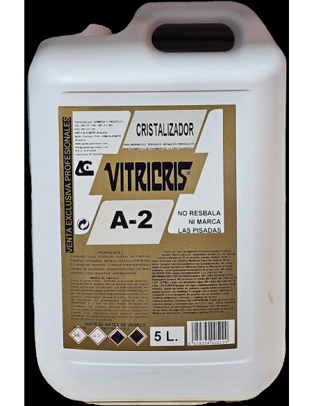 GARRAFA 5LT CRISTALIZACAB A-2 VITRICRIS