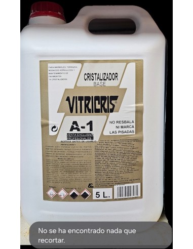 GARRAFA 5LT CRISTALIZBASE A-1 VITRICRIS