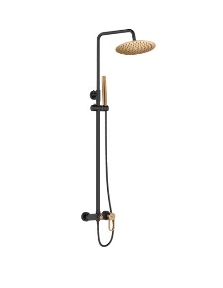 COLUMNA MONOMANDO MAIA ORO DARK-BLACK