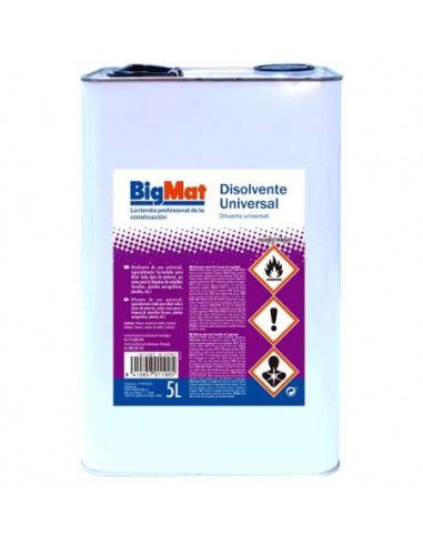 DISOLVENTE UNIVERSAL 5L GARRAFA BIGMAT
