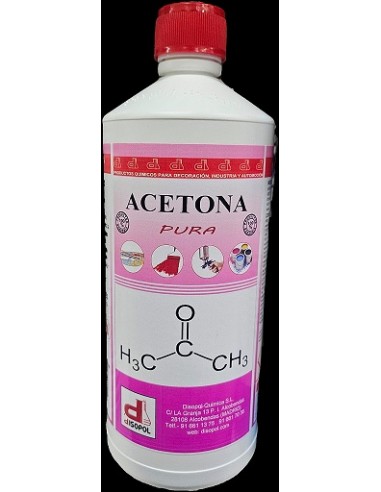 BOTE 1 LT ACETONA CONCENTRACION 99