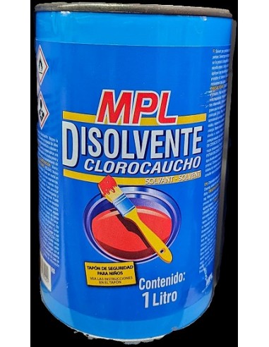 BOTE 1LT DISOLVENTE CLOROCAUCHO