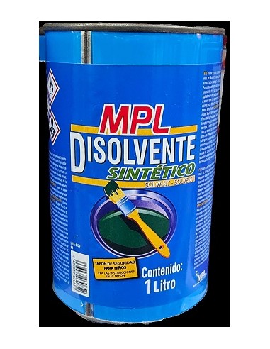 BOTE 1LT DISOLVENTE SINTETICO