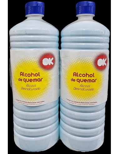 BOTELLA 1 LT ALCOHOL DE QUEMAR  *MPL