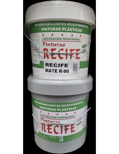 BOTE 5KG PINTURA BL MATE R-90 INT/EXT