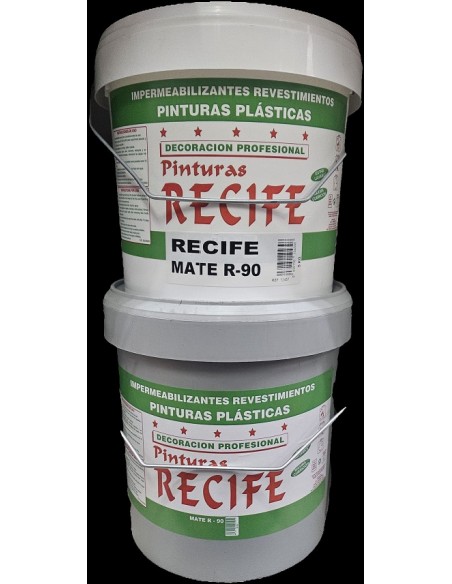 BOTE 5KG PINTURA BL MATE R-90 INT/EXT
