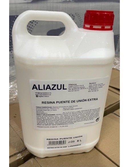 GARRAFA 5L RESINA PUENTE UNION *ALIAZUL