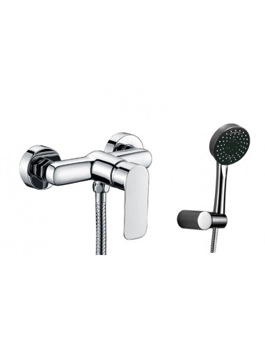 MONOMANDO DUCHA C/KIT CASSIO CROMO BLANC