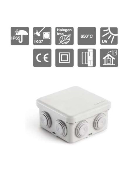 CAJA ESTANCA 94X94X50 3028 CONOS IP65