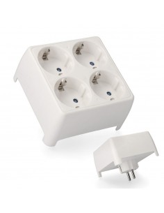 ADAPTADOR CUADRUPLE SCHUKO...