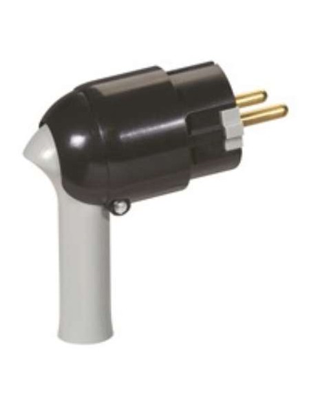 CLAVIJA 2PT 16A NEGRA  F/EXTRAC LEGRAND