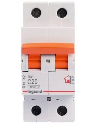 MAGNETOTERMICO BIPOLAR 20A LEGRAND