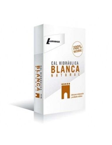 SACO 25KG.CAL HIDRAULICA BLANCA 100% NAT