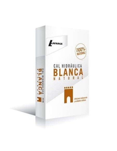 SACO 25KG.CAL HIDRAULICA BLANCA 100% NAT
