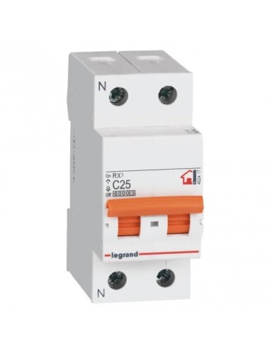 MAGNETOTERMICO BIPOLAR C25 10A LEGRAND