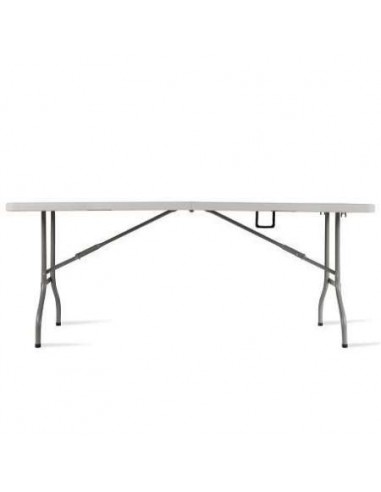 MESA PLEGABLE 180X75X74 FUNNY RESI/ACERO
