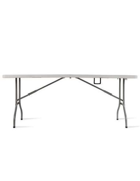 MESA PLEGABLE 180X75X74 FUNNY RESI/ACERO