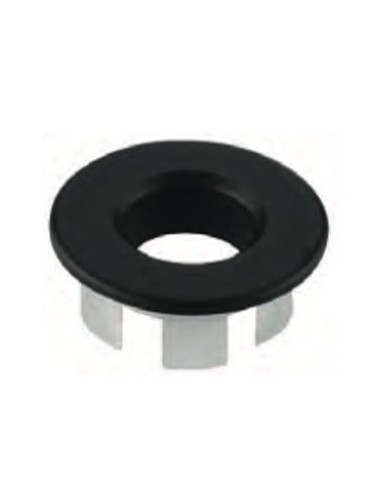 EMBELLECEDOR REBOSADERO LAVABO NEGRO MAT