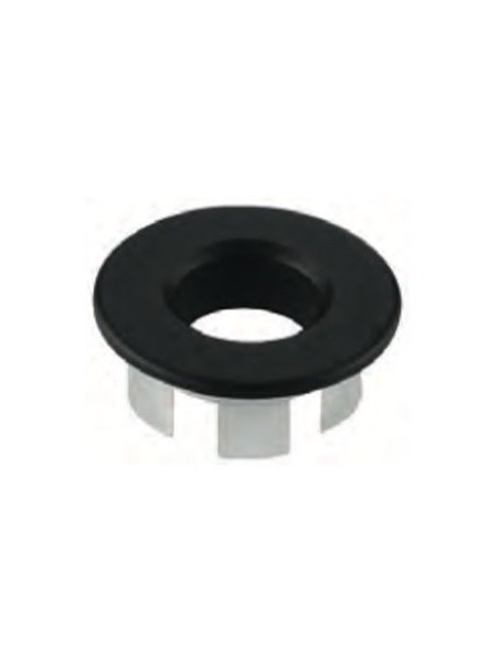 EMBELLECEDOR REBOSADERO LAVABO NEGRO MAT