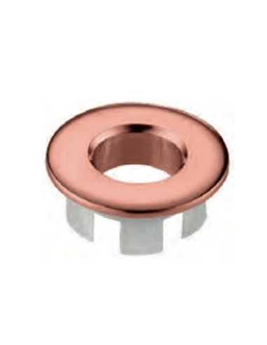 EMBELLECEDOR REBOSADERO LAVABO ORO ROSA