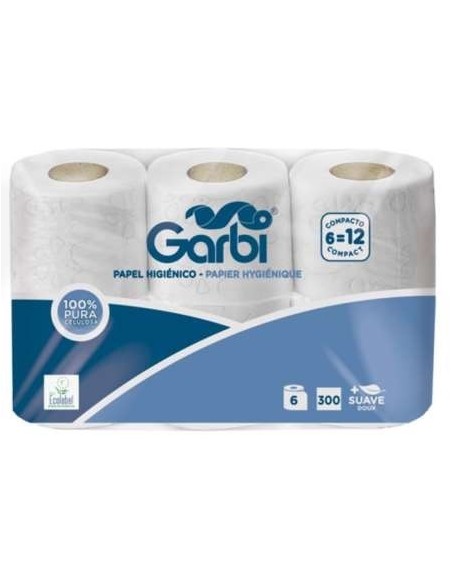 PACK 6UDS ROLLO PAPEL HIGIENICO