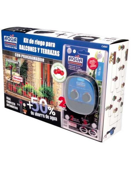 KIT RIEGO P/BALCONES/MACETAS C4061 AQUA