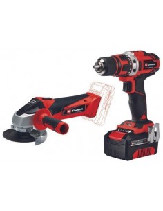 SET TALADROAMOLADORA 40AHCAR EINHELL