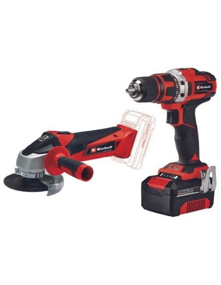SET TALADROAMOLADORA 40AHCAR EINHELL