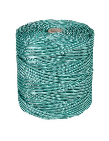 ROLLO 200MT CUERDA TRENZADA VD/BL 4MM