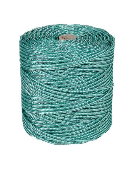 ROLLO 200MT CUERDA TRENZADA VD/BL 4MM