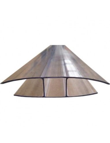 PERFIL H CRISTAL  6MM 3,00ML POLICARBONA