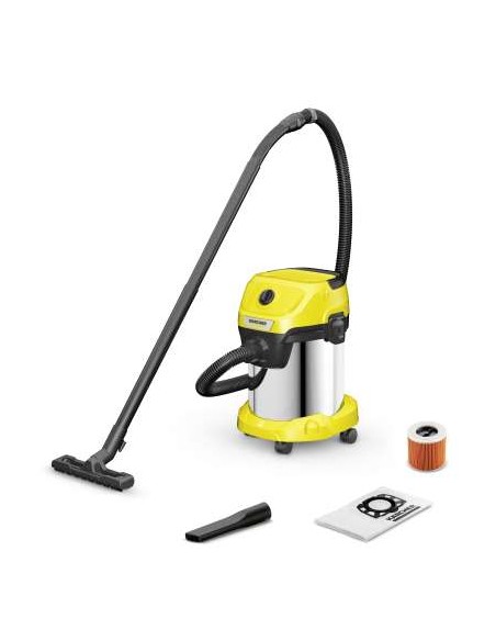 ASPIRADOR WD3 S 1000W 17LT INOX KARCHER