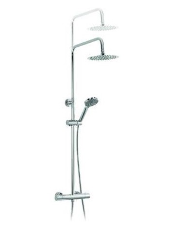 KIT DUCHA TERMOSTATICO NUCK 250 CROMO