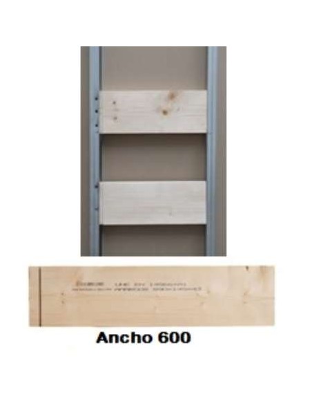 SOPORTE REFUERZO ABETO PARA PAREDES DE PLADUR PYL 59X145X43CM