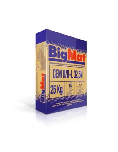 SACO 25KG CEMENTO GRIS 325 BIGMAT