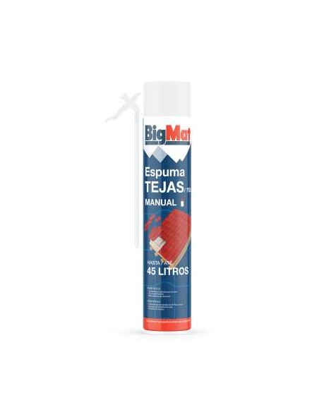 BIGMAT ESPUMA PU TEJAS CANULA 750 ML
