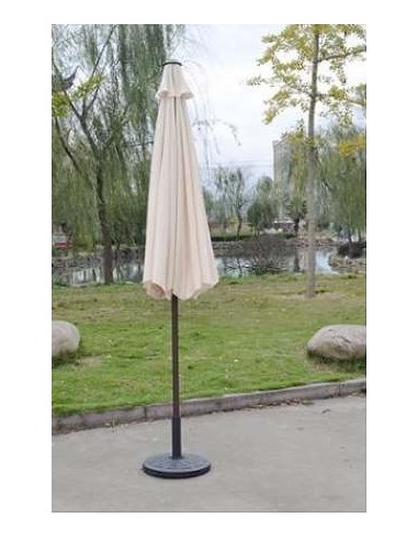 PARASOL REDONDO BEIGE CARTAGENA 300X38X8