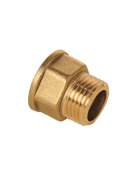 RACOR ALARGADERA LATON M-H 1/2 1CM ROSCA