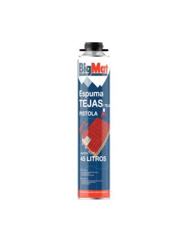 BOTE 750ML ESPUMA PU TEJAS PISTOLA BIGMA